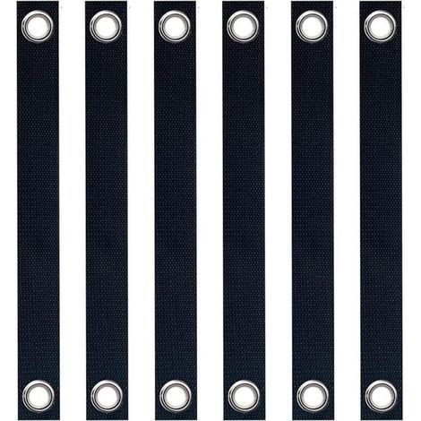 Lote de 6 correas para árboles con ojales para tutor de 39,9 cm (1/4)