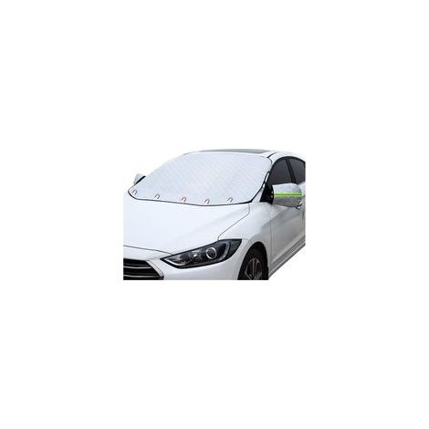 CCYKXA 157 X 126cm,Couverture Pare-Brise Voiture, Protection Pare Brise Hiver, Imperméable, Résistant Pluie, Neige, aux UV, Bâche Pare Brise Protection Magnétique Couverture pour la Plupart des Voitur (1/5)