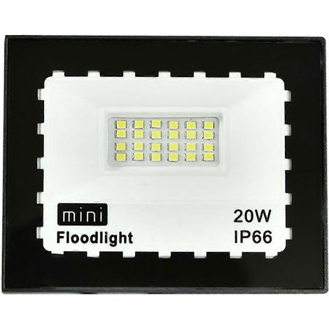 Projecteur extérieur 20W avec détecteur de mouvement et réflecteur étanche (1/5)