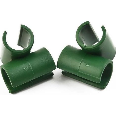 Clips de fixation pour treillis de plantes – Lot de 50 pièces réglables en plastique résistant, compatibles avec tiges et cadres de jardin (1/4)