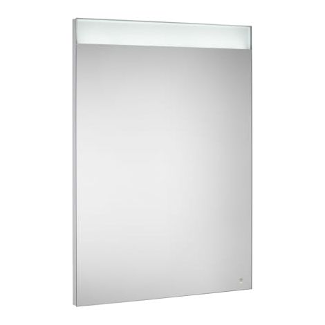Espejo led Roca superior e inferior y placa antivaho Prisma 600x35x800mm