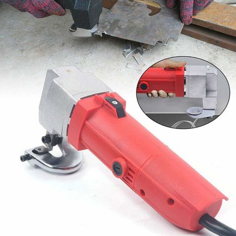 Cesoie elettriche per lamiera da 500 WVelocità 2000 giri/minutoTaglia acciaio strutturale fino a 2 mmDesign ergonomico per un utilizzo intensivo
