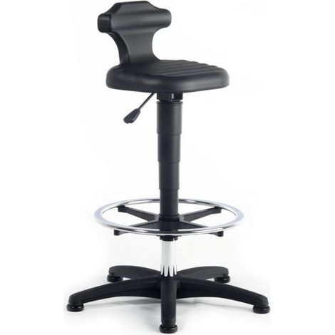 Sitz-/Stehstuhl Flex Integralschaum Sitz-H.510-780mm m.Fußring BIMOS