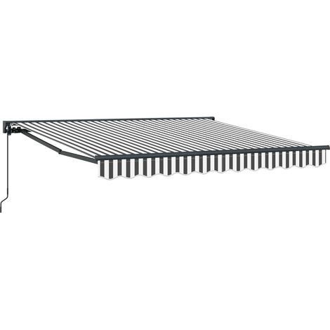 Maison Exclusive - Struttura della tenda Antracite e Bianco 300 x 250 cm