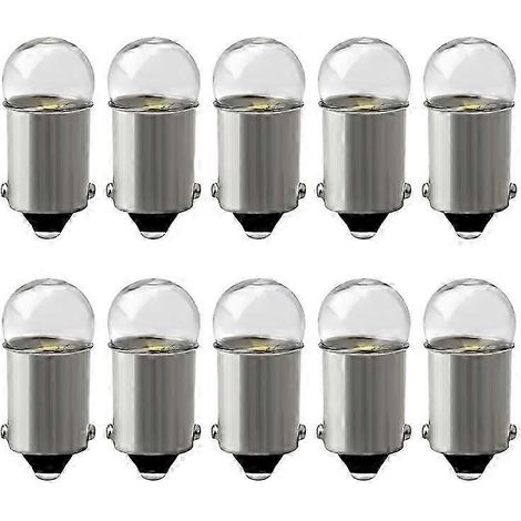 Lot de 10 ampoules LED Ba9s T4w T11 Canbus 4014 24 SMD sans erreur, pour liseuses intérieures, éclairage de stationnement et de plaque d'immatriculation, blanc 12 V (1/5)