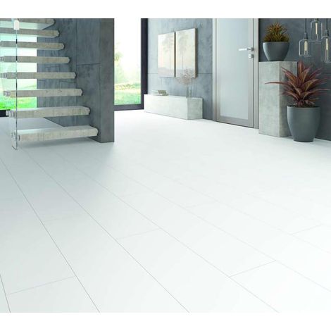 Panneau mural et sol étanche sans PVC ROTH NATURA - 642x315mm Ep. 3mm (3,43 m²) coloris Soft White (1/2)