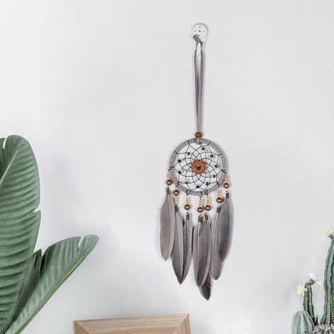 Dream Catcher - Pumpkin Gear Design - Handmade Hanging Ornament - For Bedroom Wall Window Car Decor - 1 Piece (1/5)