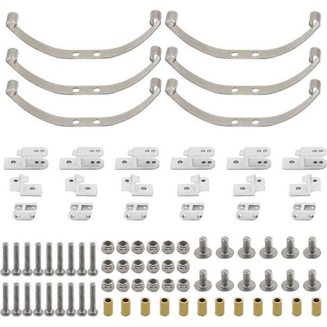 jeu de suspension à ressorts à lames pour voiture MN 1/16 Argent-- (1/5)