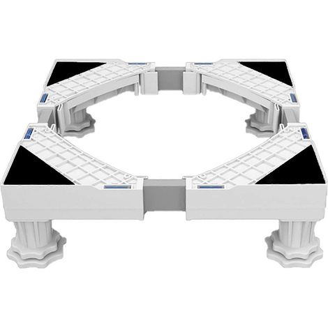 Support pour lave-linge, sèche-linge et réfrigérateur, longueur réglable, charge maximale 300 kg, anti-vibrations (1/5)