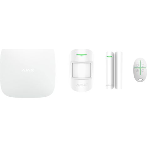 51174 - Jeweller - StarterKit 4G - Hub 2 4G, MotionProtect, DoorProtect, SpaceControl - Farbe white - Ajax drahtlose Sicherheit