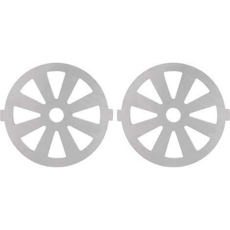 Lames de Disques de Hachoir à Viande en Acier Inoxydable, Accessoires de Hachoir à Aliments 7mm/0.3in ID pour Hachoir à Viande 5 /hachoir à Viande de Type B, 2 Pièces(7mm-secteur) (1/5)