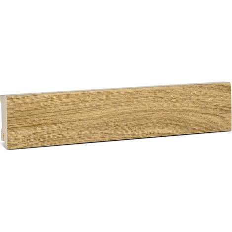 KGM Sockelleiste Eiche Furnier natur lackiert 16x58mm Modern