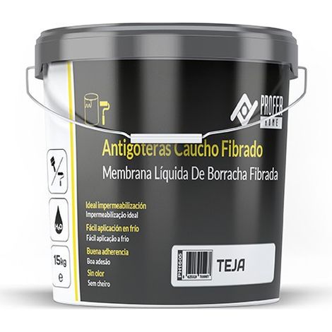 ANTIGOTERAS CAUCHO FIBRADO TEJA