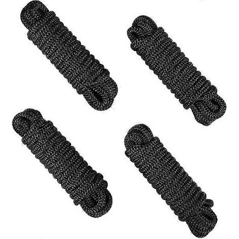 cordes d'amarrage en nylon tressé double (3/8 pouce x 15 pieds) (1/5)