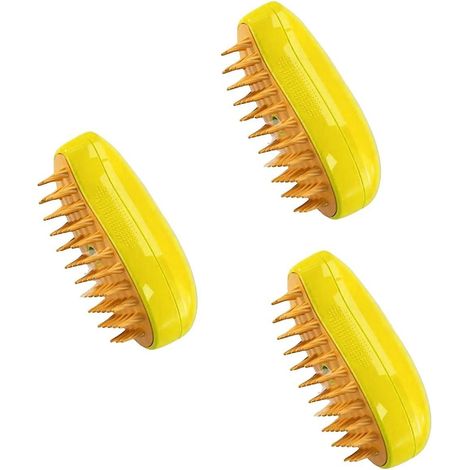 Brosse de toilettage pour animaux, épilateur à vapeur chaude rechargeable, pour chats et lapins. (1/5)