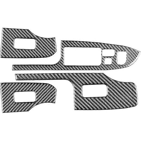 Garniture de panneau de lève-vitre en fibre de carbone pour TSX (conduite à gauche) (1/5)