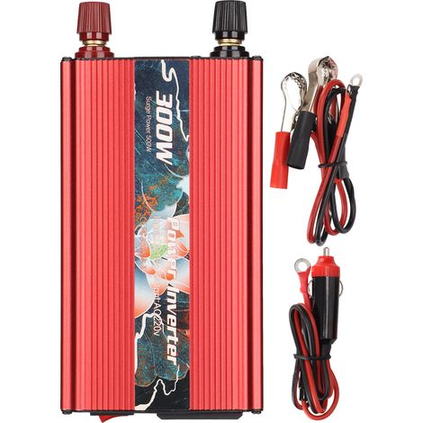 Onduleur intelligent avec une puissance de crête de 500 W, arrêt en cas de surtension faible, sortie USB unique, onduleur solaire extérieur 12 V à 220 V/24 V (image montrée). (1/5)