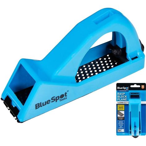 BlueSpot Mini Hand Rasp Block Surform Plane Planer For Wood Plasterboard Files (1/2)