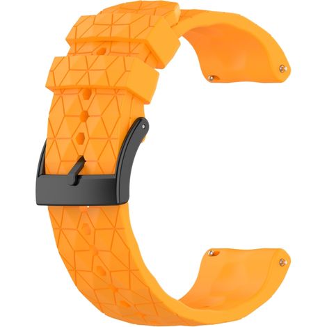 Bracelet en silicone compatible avec la montre connectée GPS Suunto 9 et le bracelet de remplacement pour moniteur de fréquence cardiaque au poignet Suunto 9 Baro Sport