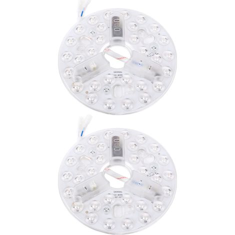 LED-Deckenventilator-Lichtmodul 5,3 Zoll, 3 Farben, verstellbar, rundes LED-Deckenventilator-Licht-Nachrüstset (1/5)