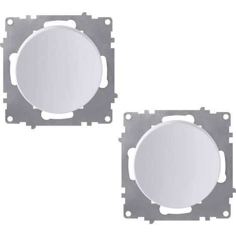 Interrupteur simple allumage (lot de 2) - blanc