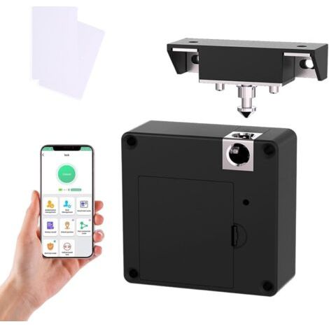 Intelligentes Schubladenschloss, Schrankschubladenschloss, Sicherheitsschloss, Briefkastenschloss, Home Office RFID Smart Hidden Drawer Locker für den Kleiderschrank