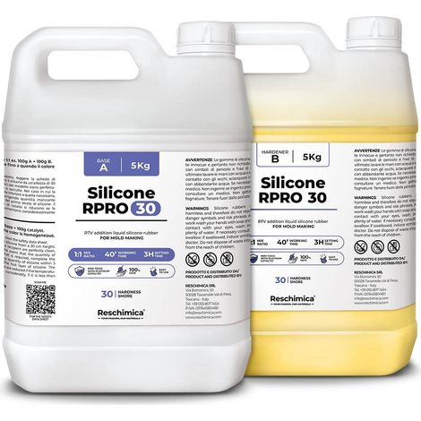 Silicone pour Moulage Flexible Bicomposant 30 10 kg (1/5)