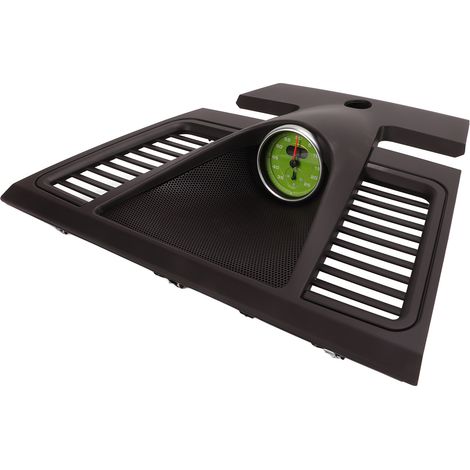 Plaquette Supérieure Tableau de Bord 970 552 151 01 6W0 Cadran Horloge Garniture Remplacement Panamera 2010-2016 Marron Foncé (1/5)