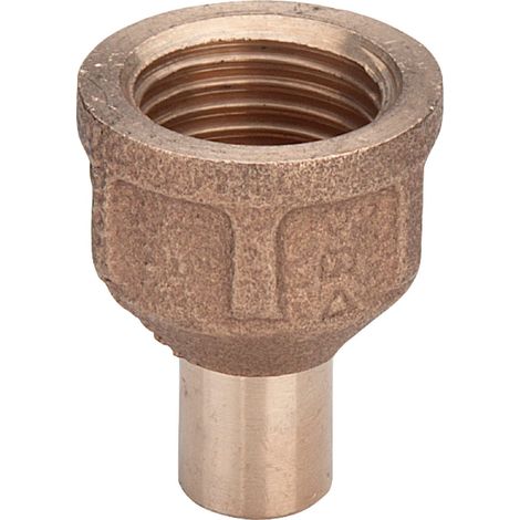 Viega Enchufe, d 28mm, Rp 3/4 Bronce rojo Modelo 94246G, 131838