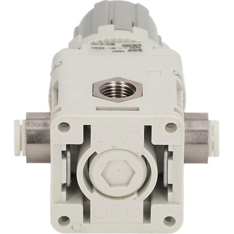 Régulateur de pression pneumatique, vanne de réduction de vide de type SMC avec tube droit de 6 cm (1/5)