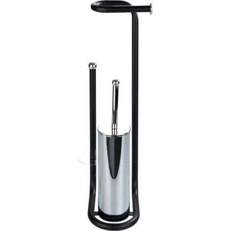 Toilettenpapierständer mit WC-Bürste UNIVERSALO, 3in1, WENKO (1/5)