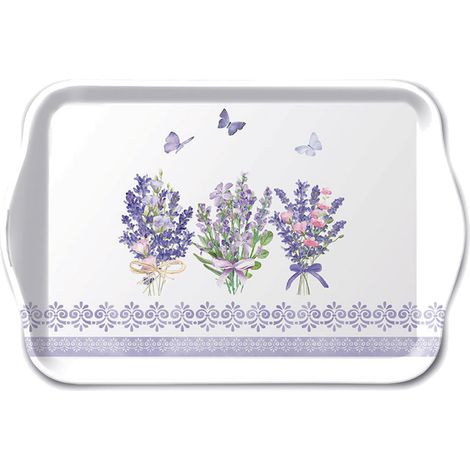 Petit plateau rectangulaire Belle Lavande (1/3)