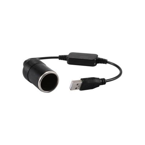 Convertisseur Alimentation USB C 5 V Vers Prise Allume-Cigare 12 V - Câble Adaptateur Élévateur de Tension - Pour Électronique Automobile - 30 cm (1/5)