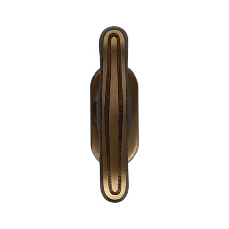 Ouvre&Déco – Poignée de fenêtre crémone laiton patiné – Largeur plaque 30mm – Hauteur plaque 63mm – Saillie 37mm – 1 pièce fournie
