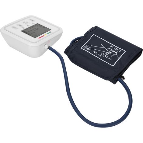Tensiomètre Bras Électronique avec Écran LCD Digital et Annonce Vocale, Brassard 22-32cm, Appareil de Mesure Pression Artérielle pour Usage Domestique (1/5)
