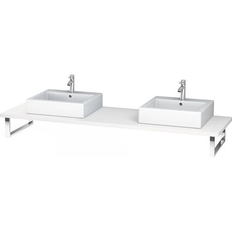 Console Duravit L-CUBE 800x550x30mm blanc mat