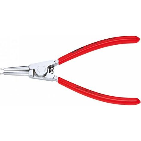 KNIPEX 46 13 A3 Pinza per anelli di sicurezza per anelli di sicurezza esterni su alberi rivestiti in resina sintetica cromata 210 mm