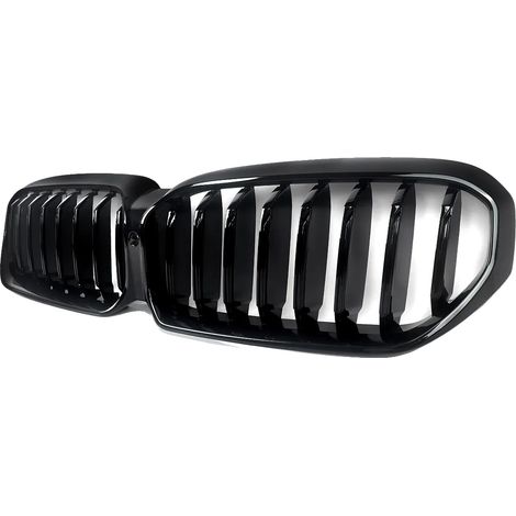 Rejilla del parachoques delantero, plástico ABS duradero, compatible con el sedán de lujo G30, G31 y G38, color negro brillante. (1/2)