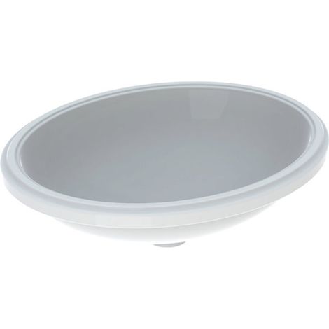 Geberit VariForm lavabo à encastrer ovale, 500x400mm, sans trou (1/2)