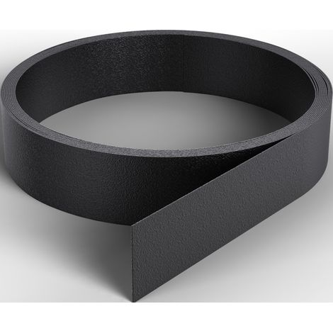 Nordlinger – Profilé de finition adhésif noir 260cm – Bande PVC flexible 2cm – Application directe sur surfaces intérieures – Résiste à la corrosion