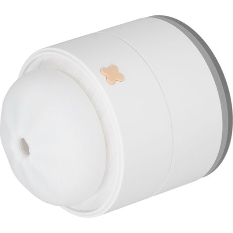 400ml vapeur bain-marie humidificateur, brumisateur 2 niveaux, bureau atomiseur anti-sèche, USB blanc (1/5)
