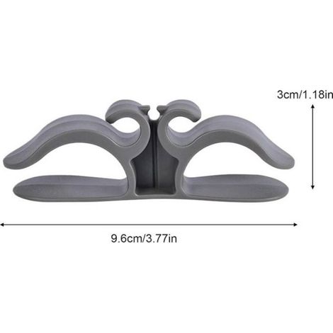 Enrouleur De Cordon - 9,6 X 3 Cm - Pour Appareils De Cuisine - Gris - 3 Pièces (1/5)