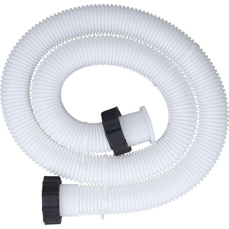 Tuyau de rechange pour pompe de piscine, diamètre 1,5 pouce, pour piscines hors sol, blanc (1/5)