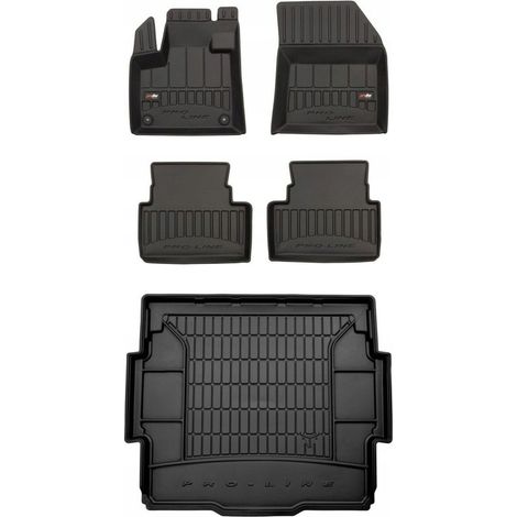 3D SET Gummimatten und Kofferraummatte Citroen C5 Aircross ab 2018 (1/5)