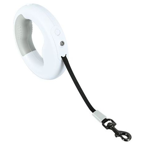 Laisse réglable pour chien, laisse rétractable de 3 m avec lampe torche LED, pour chiens de petite et moyenne taille
