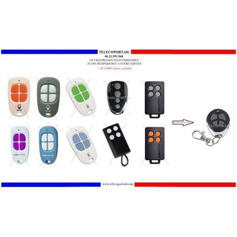 Télécommande de portail - TELECOPORTAIL - OPENGATE ONEGATE SCS1 - SCS SENTINEL - Noir - Télécommande radio (1/2)