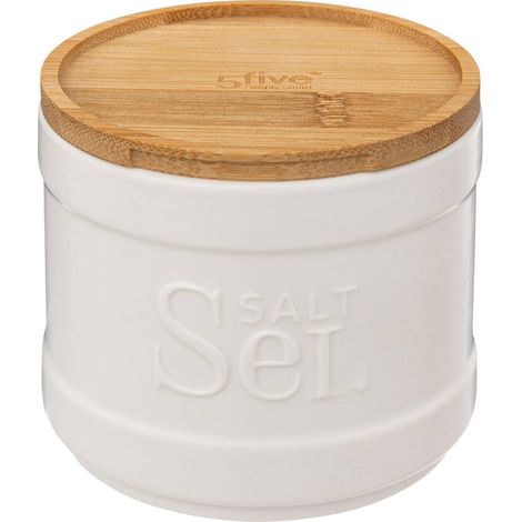 Scatola di sale in ceramica bianca naturéo - 5five