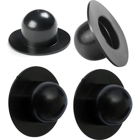 Remplacement du bouchon de filtre de piscine - compatible Intex- noir - paquet de 4 - accessoires de jardin (1/5)