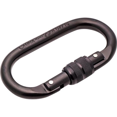 Sauvetage En Rappel D&39escalade De Crochet De Mousqueton De Verrouillage Par Vis Ovale De La Forme 25KN (1/5)