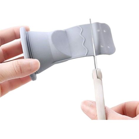 Scarico a pavimento, tappo di tenuta in silicone per scarico del lavandino, filtro deodorizzante, filtro per scarico acque reflue - grigio chiaro (1/4)